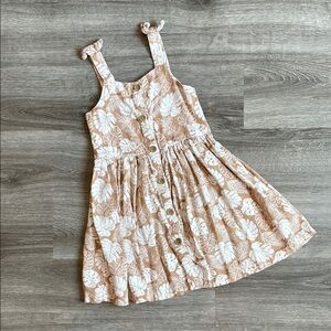 Lucky Penny tropical print little girls dress